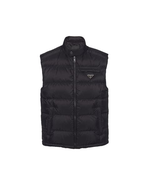 prada puffer jacke|prada sleeveless puffer jacket.